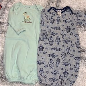 Infant sleep gowns